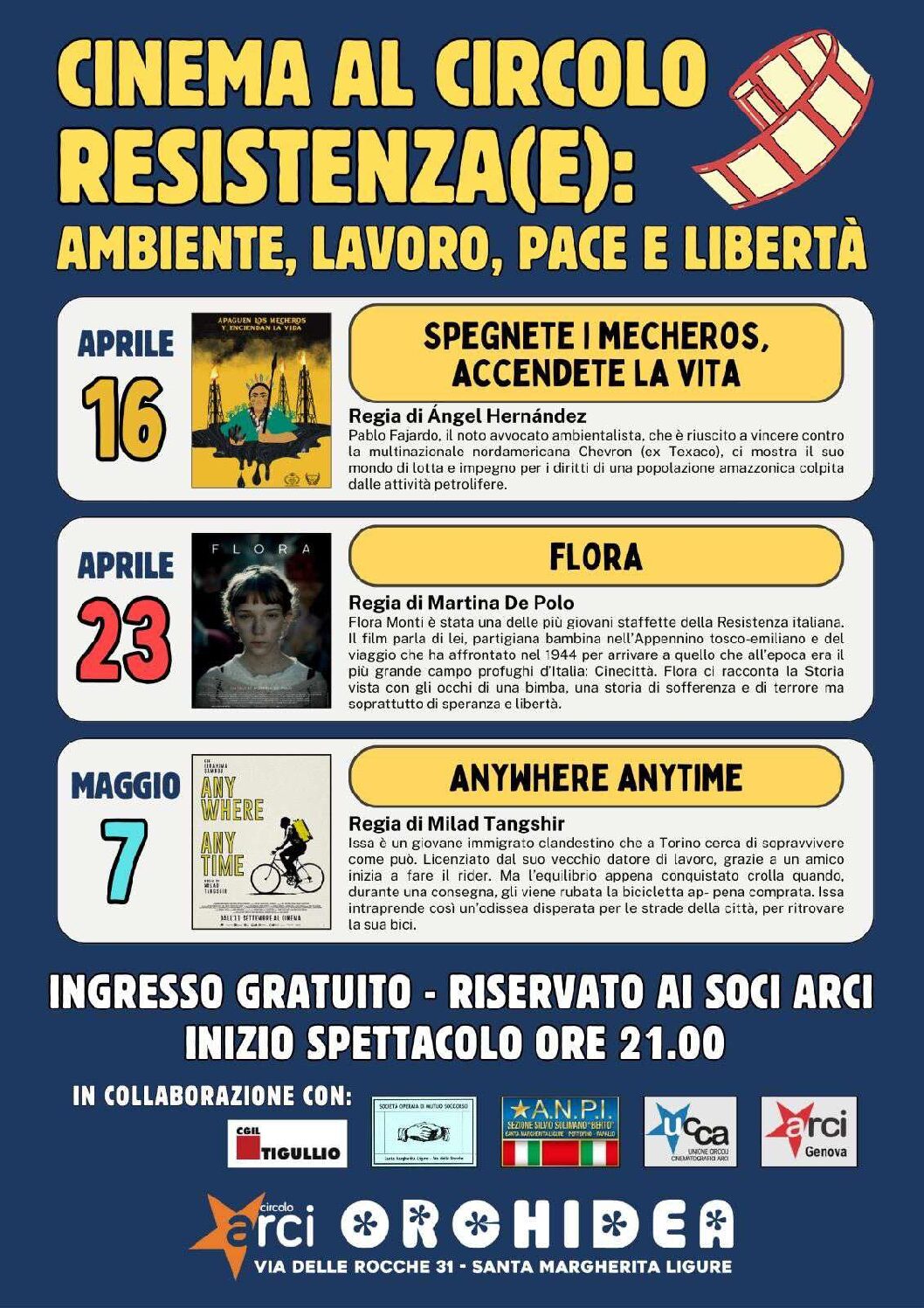 Rassegna(e) Resistenza: ambiente, lavoro, pace e libertà.