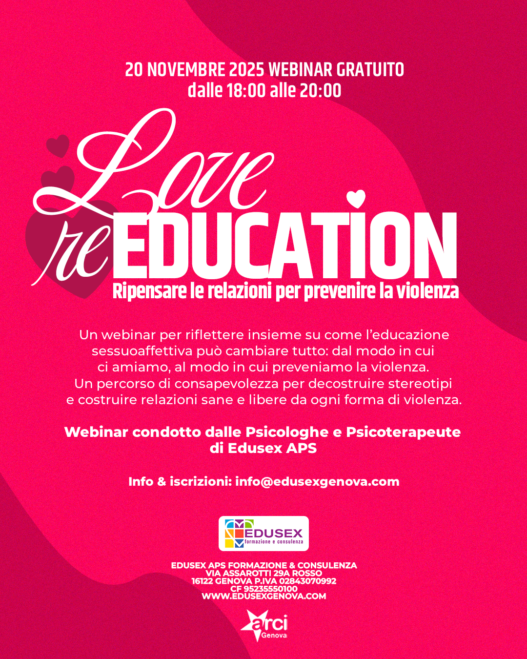 Love reEDUCATION, ripensare le relazioni per prevenire la violenza