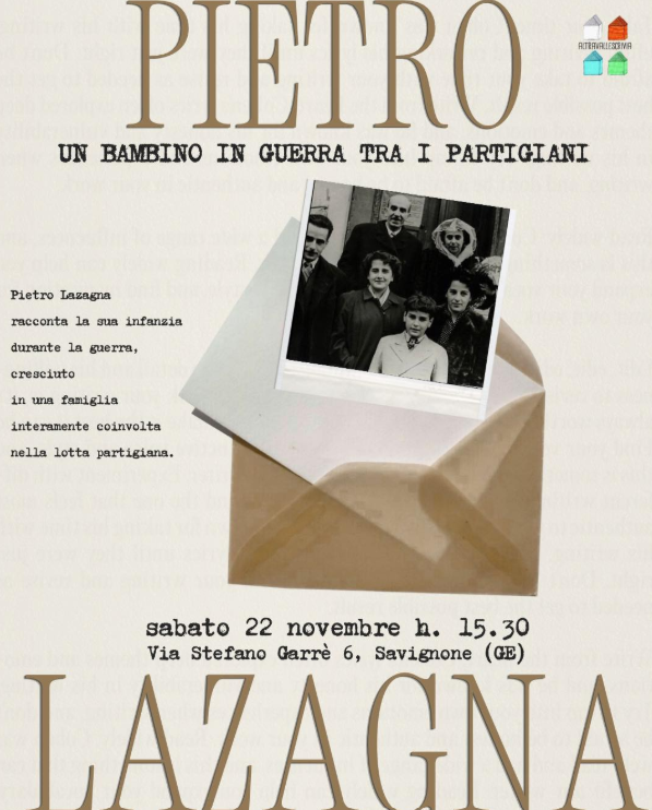 Pietro, un bambino in guerra tra i Partigiani – Altravallescrivia